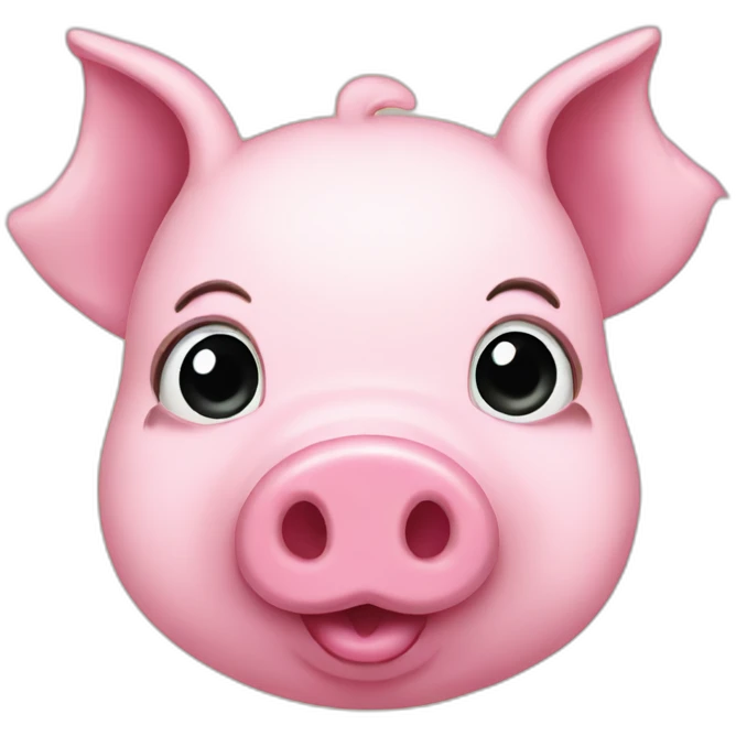 pink pig emoji