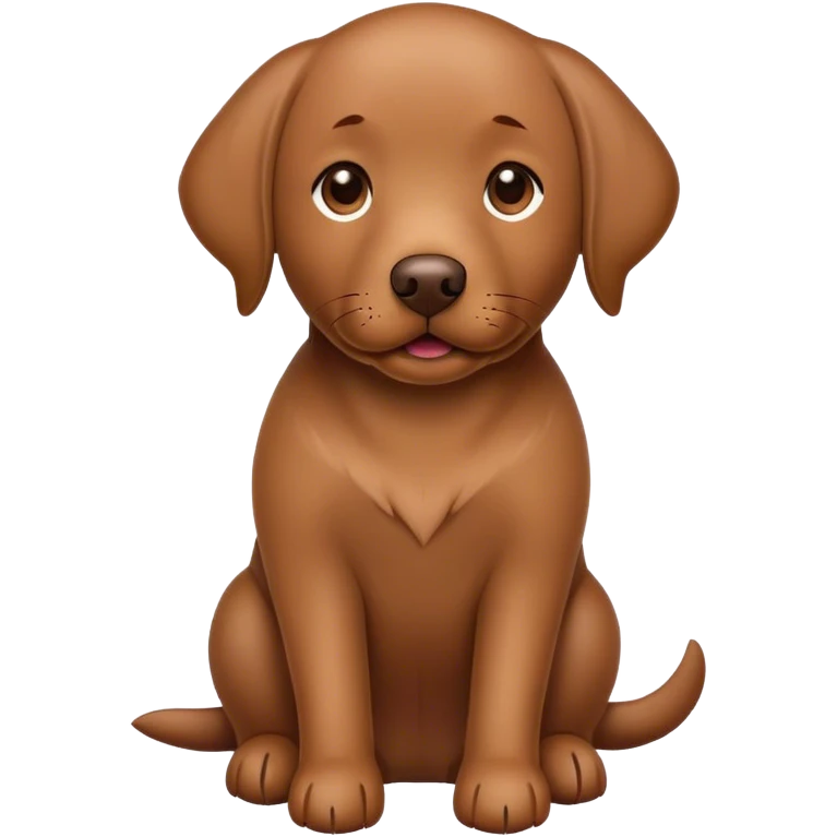 Red Labrador  emoji