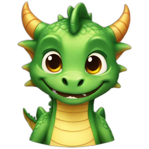 Dragon cute emoji
