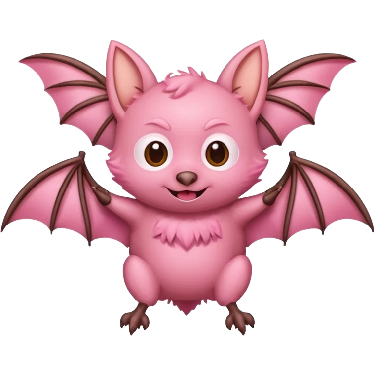 Pink bat emoji emoji