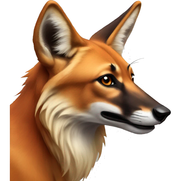 Maned wolf emoji