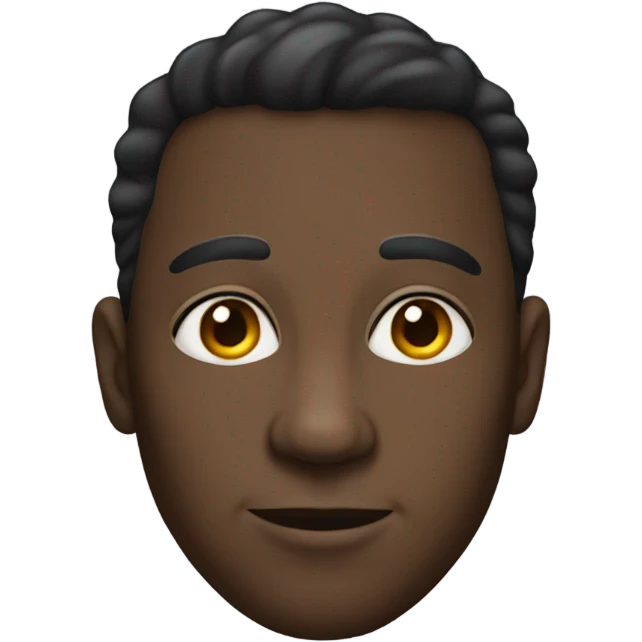 Black male  emoji
