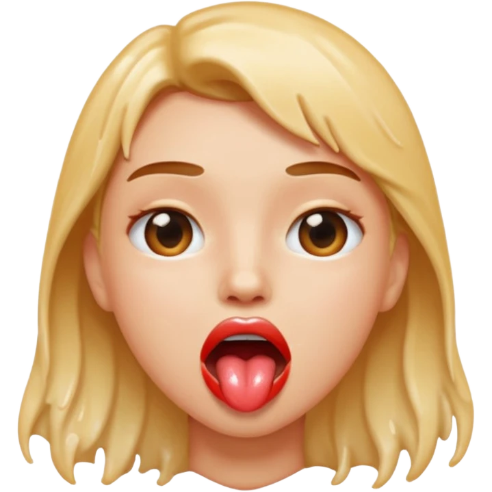 Fais un Emoji gorge profonde emoji