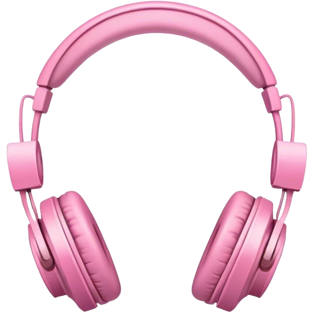 headphones with pink bows emoji