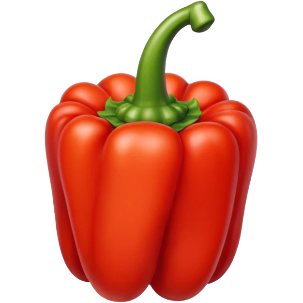 red bell peppers emoji