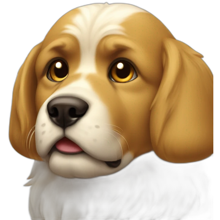 Chat chasse chien emoji