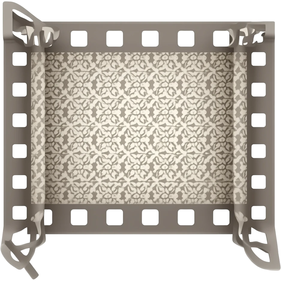 Replace the white Polaroid film with lace-patterned film emoji