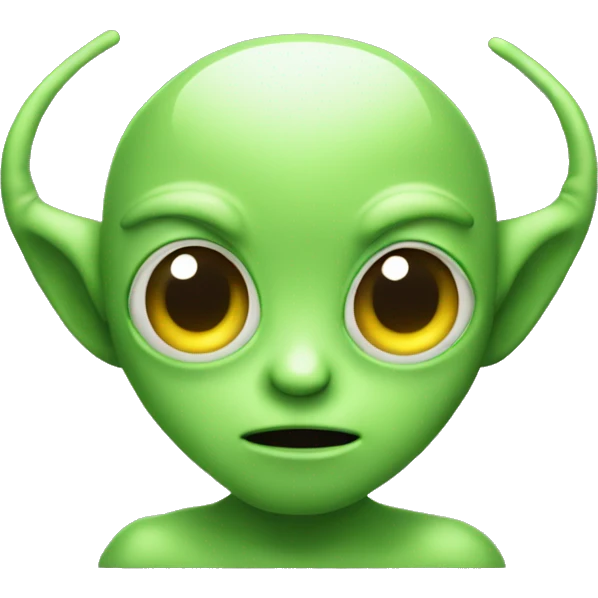 cute alien guy with the antennas emoji