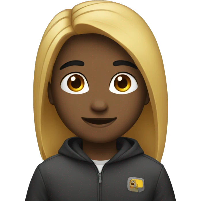 cinta negro emoji