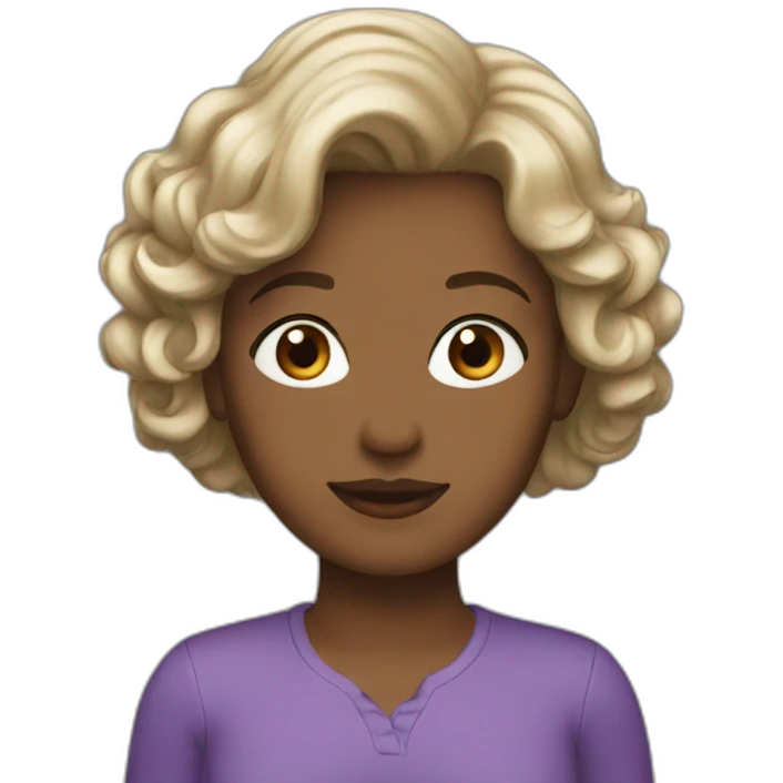 diana brown hair emoji