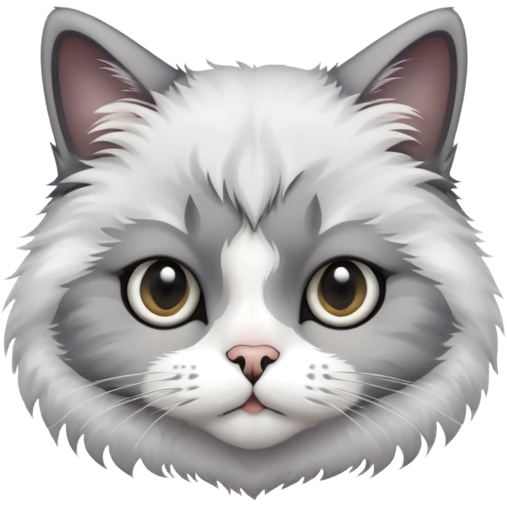 Smushed face cat emoji