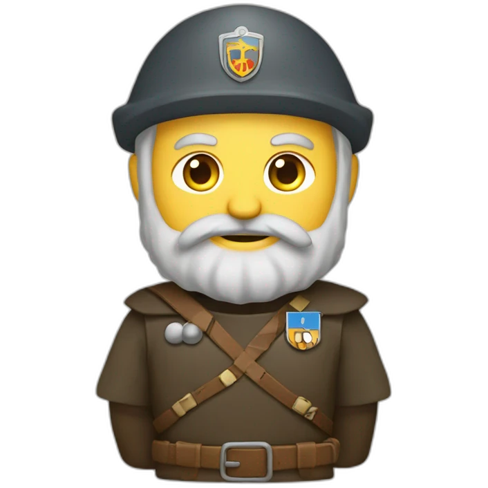 Un jarl allemand avec son uniforme en entier emoji