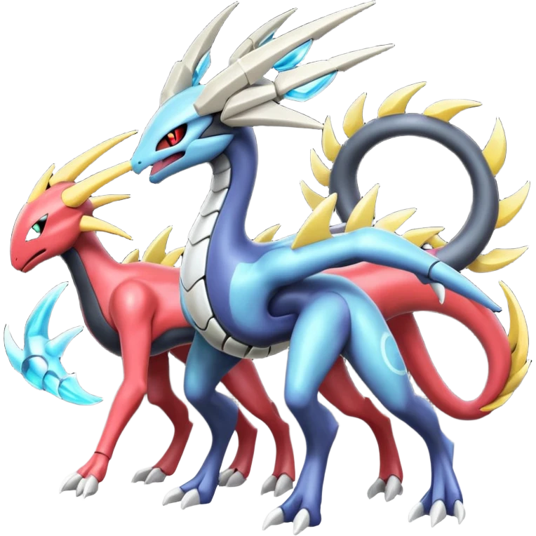 Dialga-Genesect-Miraidon-Darkrai-Deoxys-Giratina-Palkia-Meloetta-fusion emoji