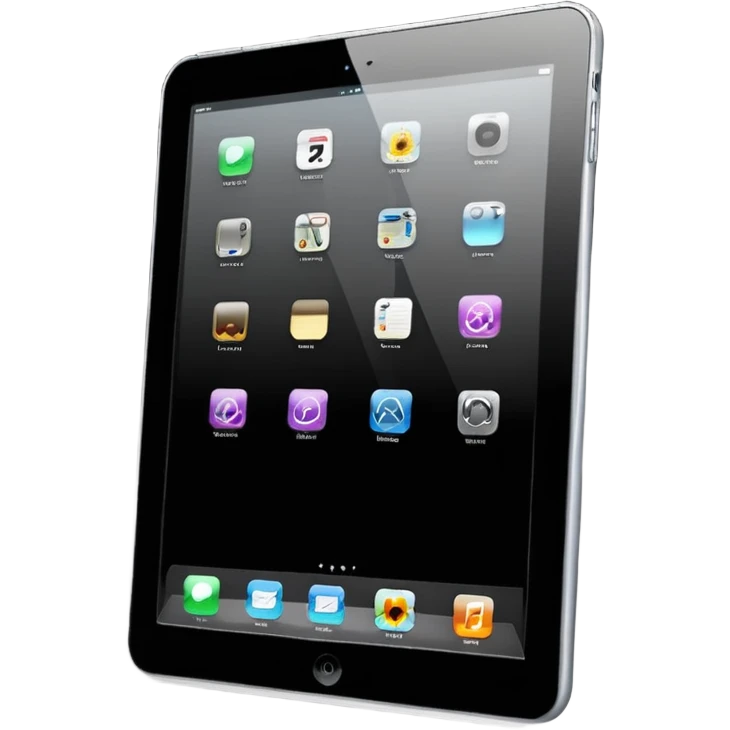 ipad with black screen emoji