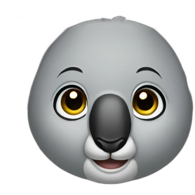 koala guiñando el ojo emoji