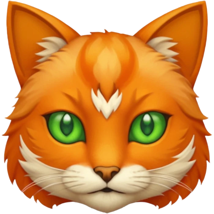 Face of Temple cat in game pixelized style emoji