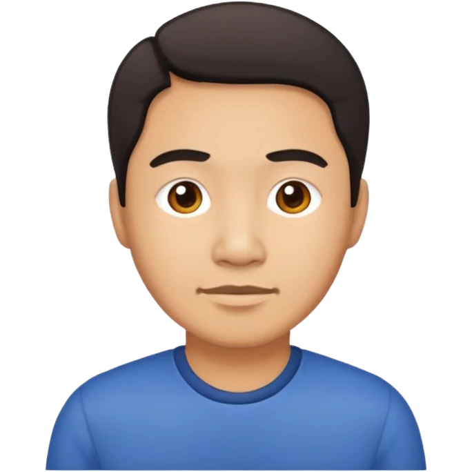 Filipino man at age 30s emoji