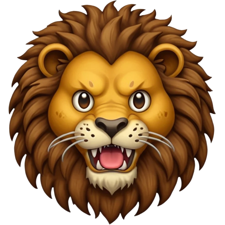 💩🦁 Fuse these two emojis together into a MONSTER LOGO emoji