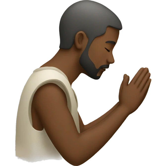 Disciple praying emoji