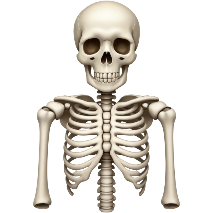 RIBS on a skeleton emoji
