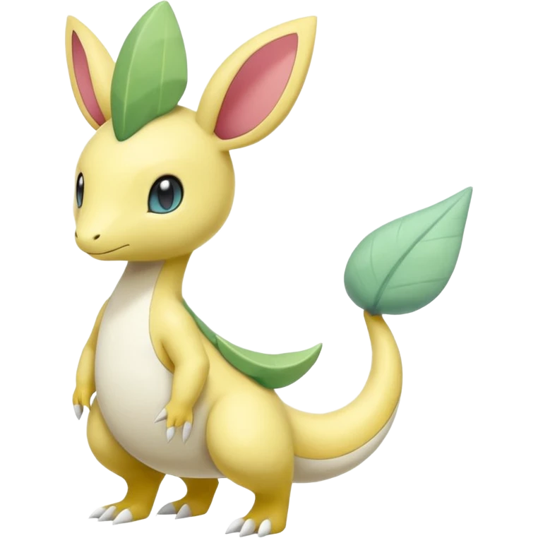 Cute Pastel Sunny Warm Hot Leavanny-Gallade-Ampharos-Inteleon-Nidoqueen-Fakémon-Pokémon-hybrid-fusion-creature, full body emoji