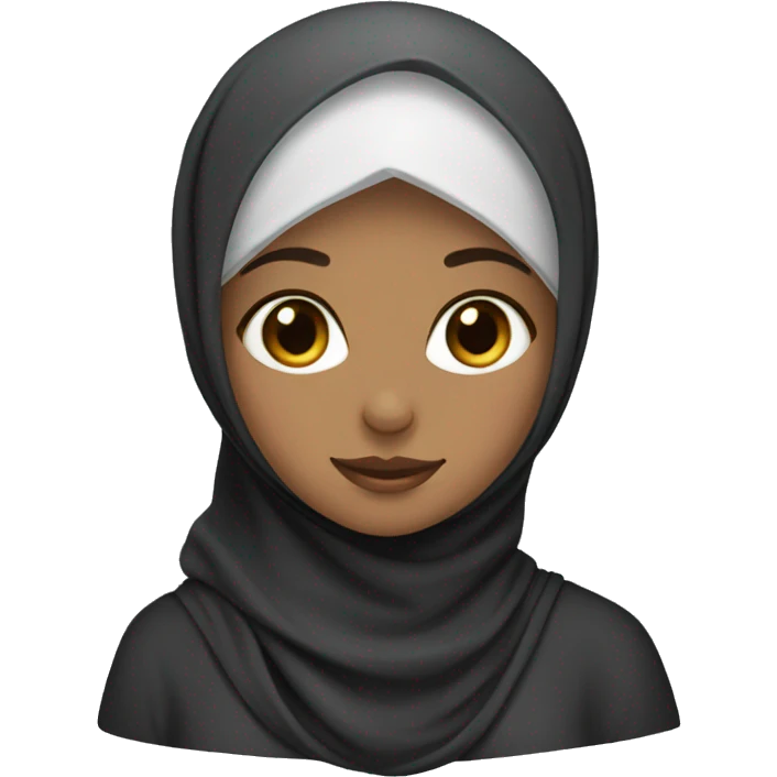 Girl wearing hijab emoji