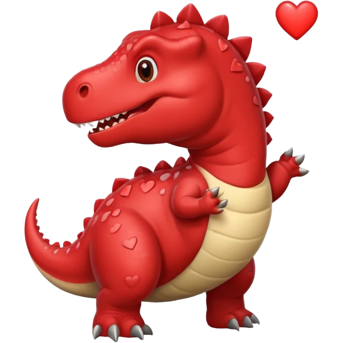 create a valentine torosaur emoji