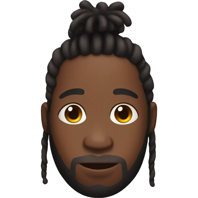 Pregnant black man with dreads  emoji