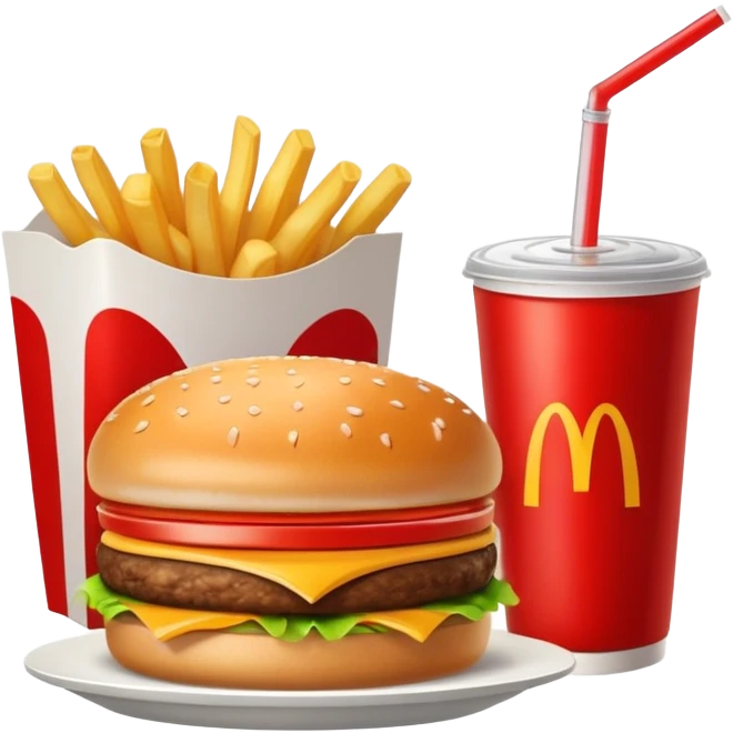 McDonald’s meal  emoji
