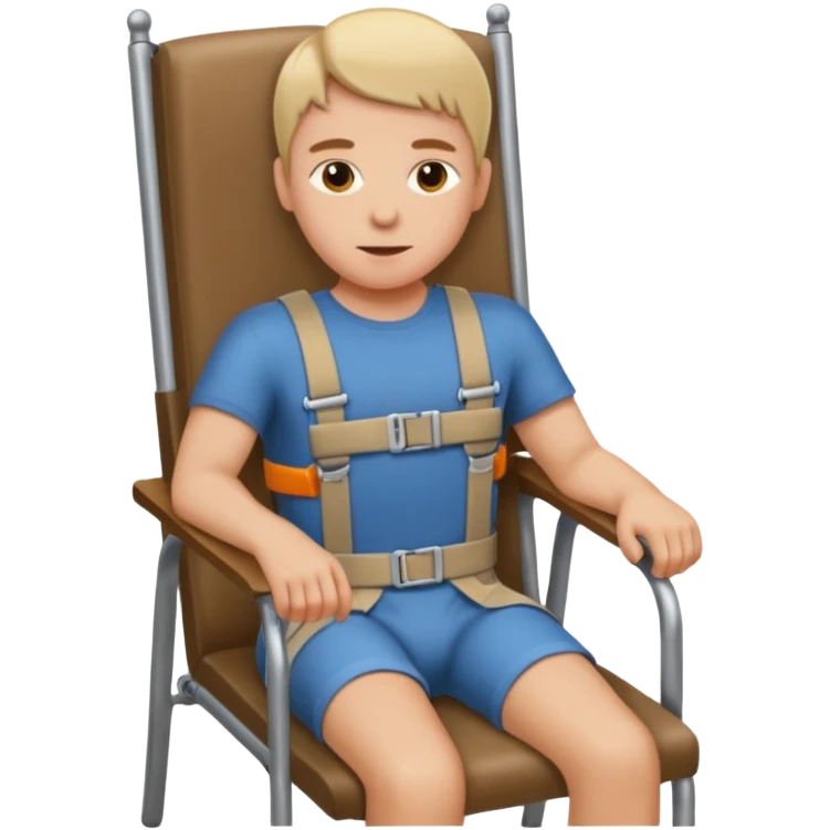 strapped to a chair emoji