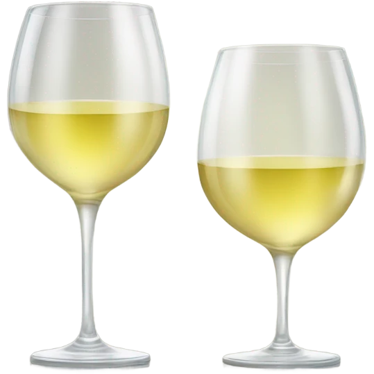 glass of white wine emoji