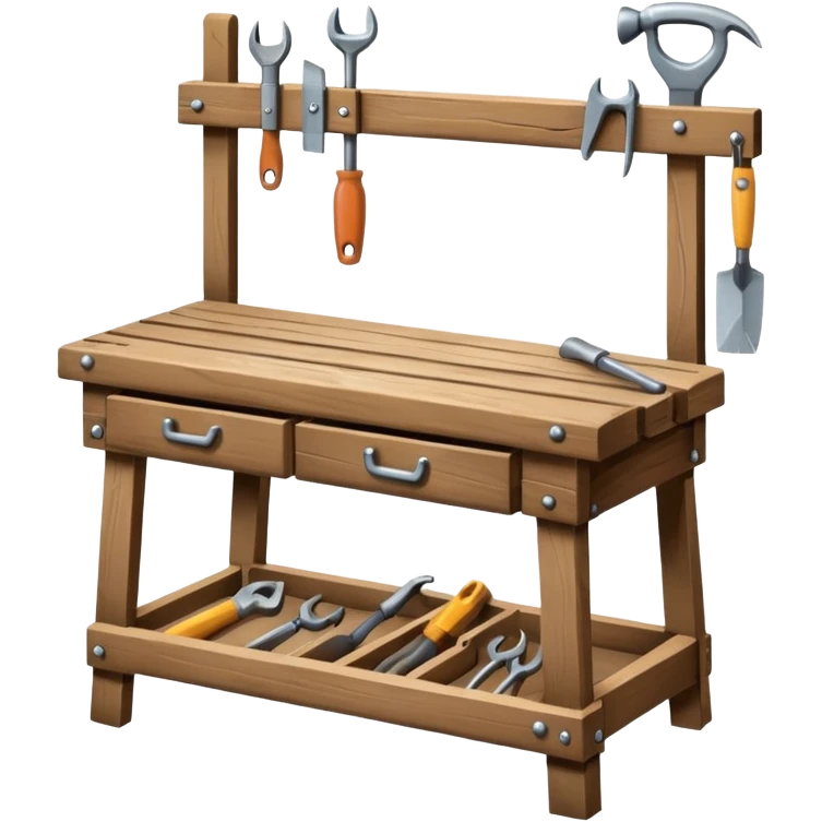 Wooden Tool Bench emoji
