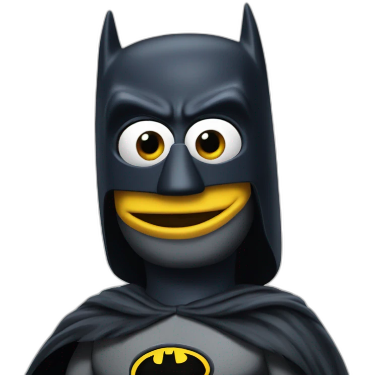 sesame street batman emoji