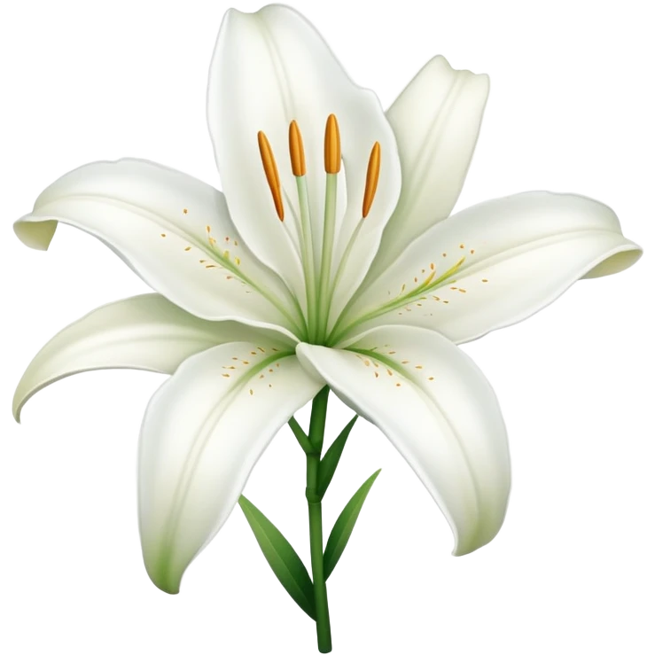 White Lilly emoji