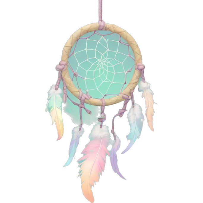 Mini pastel dreamcatcher emoji