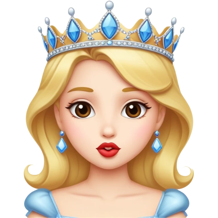 Princess who sent kiss emoji