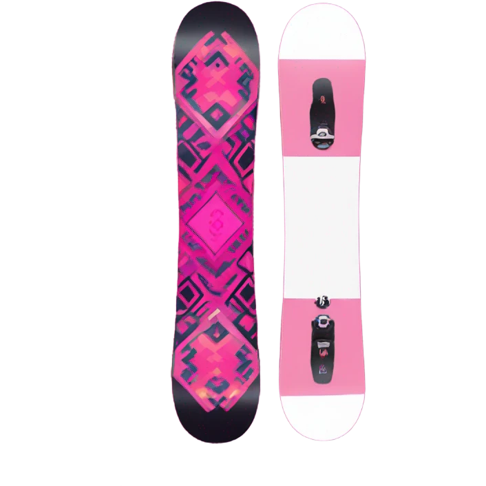 pink snowboard  emoji