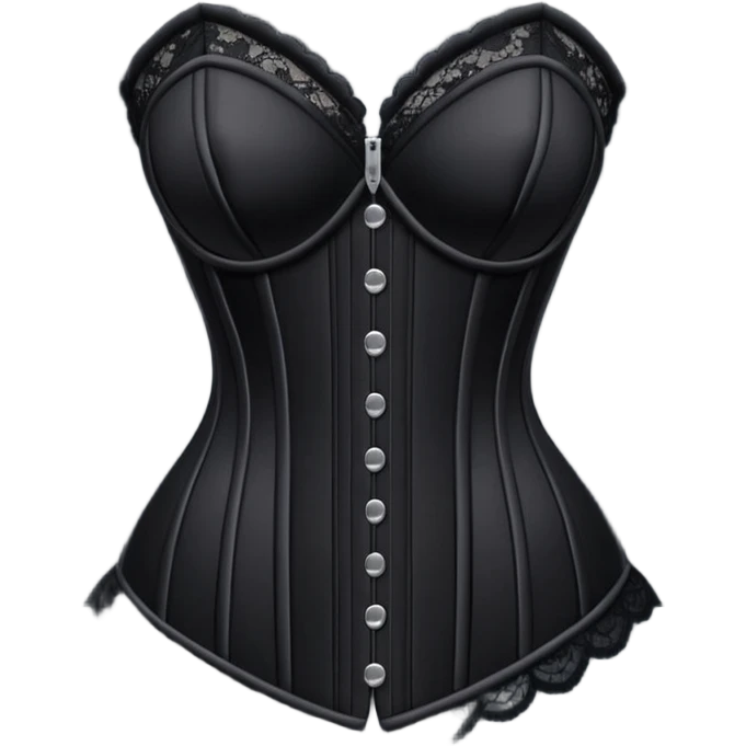 Black corset emoji