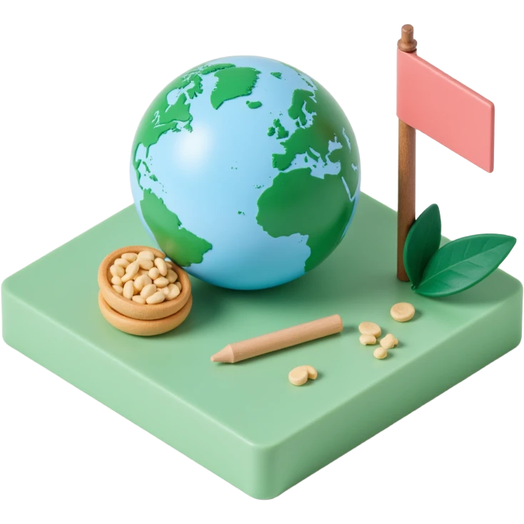 pastel globe emoji