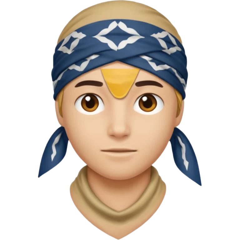 head bandana, Negative: Character. emoji