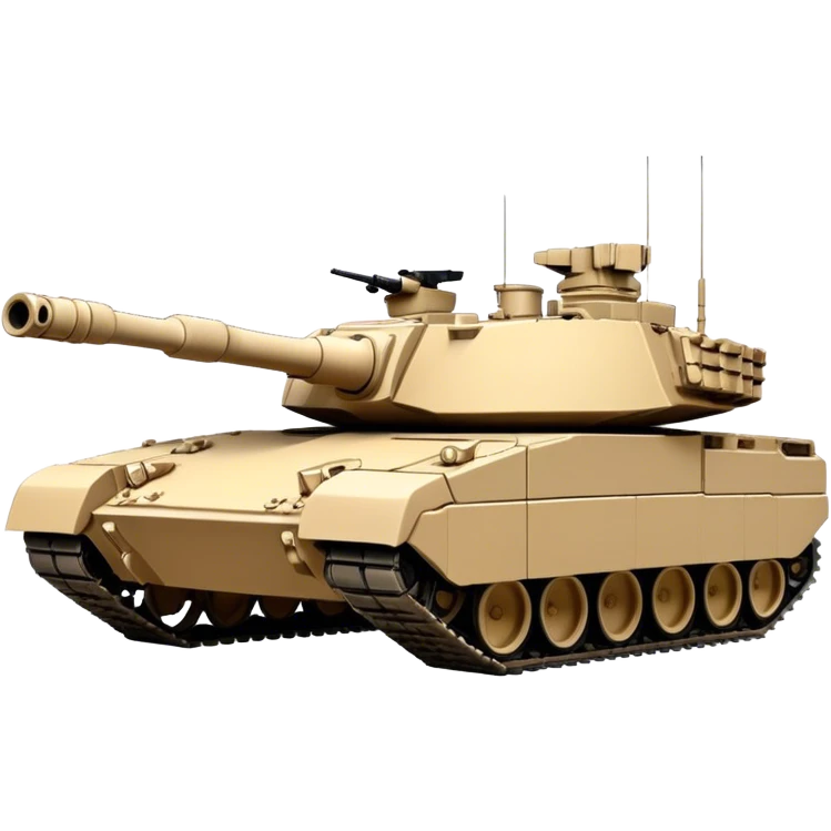M1 Abrams Tank (sand colour) emoji