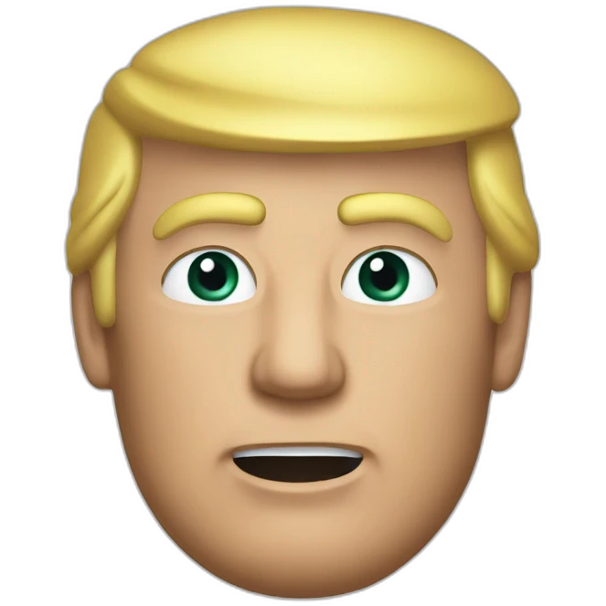 Trump saying « make golf great again » emoji