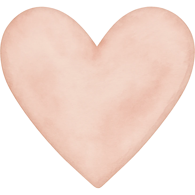 pink sticker soft edges heart emoji