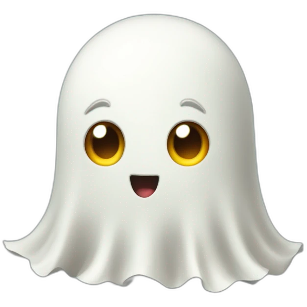 cute ghost game character emoji