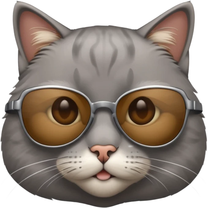 Cat wearing sunglasses emoji
