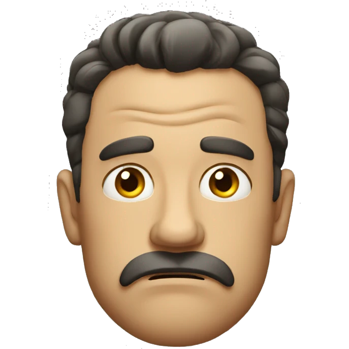 annoyed man emoji