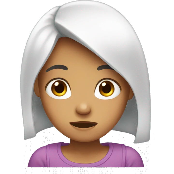 embarrassed girl  emoji