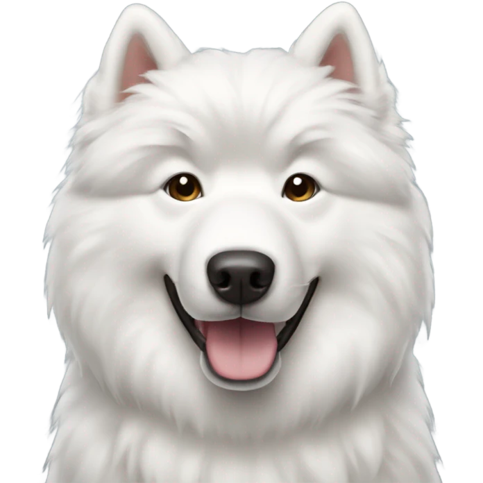 Samoyed dog emoji