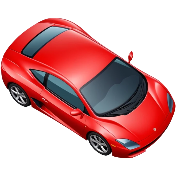 car  top view  emoji