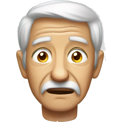annoying old man emoji